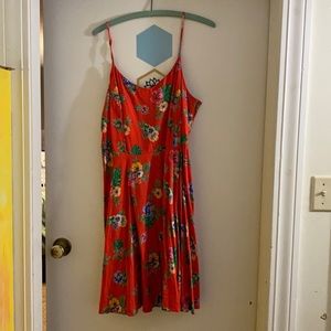 Old Navy Red floral cami dress XL